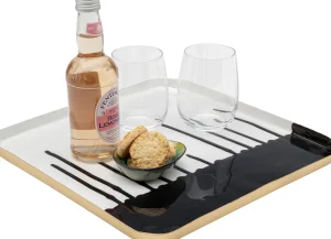 KARE Design Dienblad Macchie 33x33cm