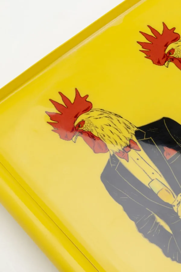 KARE Design Dienblad Rooster 49x30cm