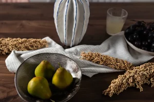 KARE Design Diep Bord Savannah Brown/Grey Matt Ø20cm