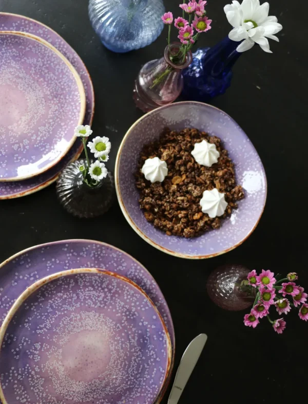 KARE Design Diep Bord Shirley Violet Ø21cm