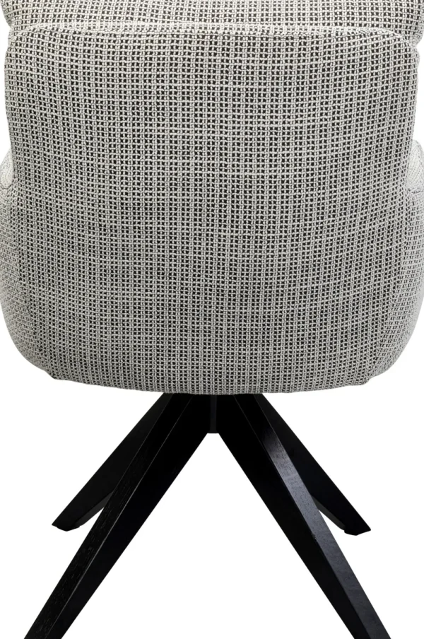 KARE Design Draaibare Fauteuil Bosse Black