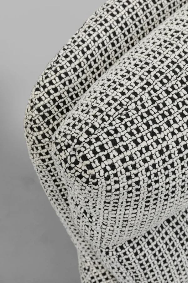 KARE Design Draaibare Fauteuil Bosse Black