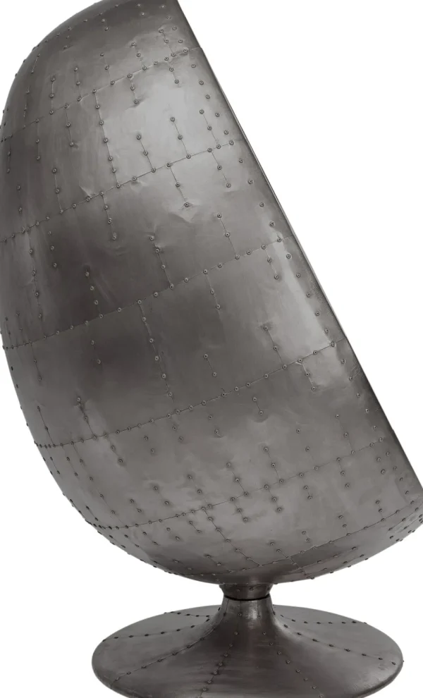 KARE Design Draaibare Fauteuil Eye Ball Graphit