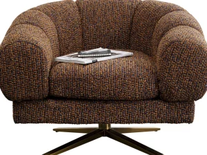 KARE Design Draaibare Fauteuil Janno Brown