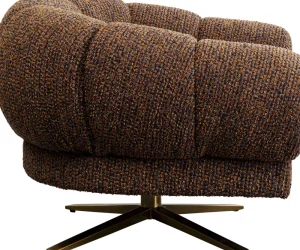 KARE Design Draaibare Fauteuil Janno Brown