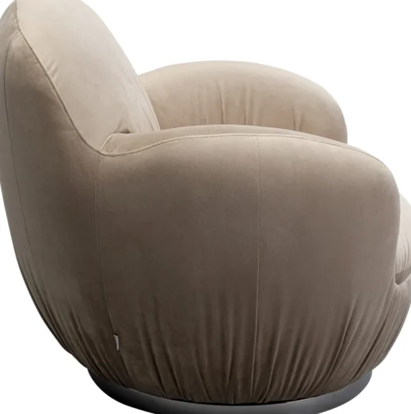 KARE Design Draaibare Fauteuil Nube Grey