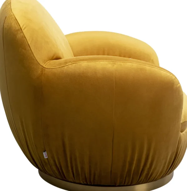 KARE Design Draaibare Fauteuil Nube Yellow