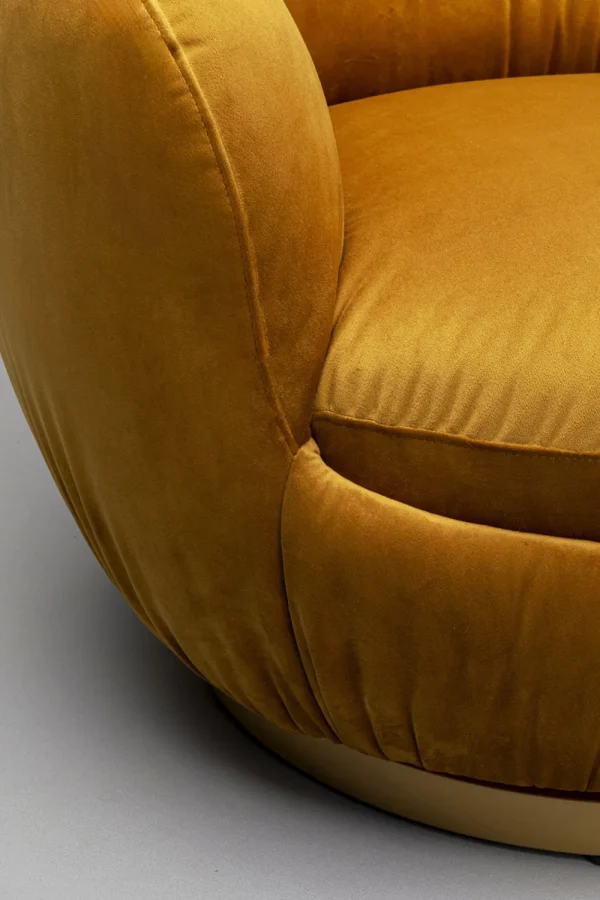 KARE Design Draaibare Fauteuil Nube Yellow