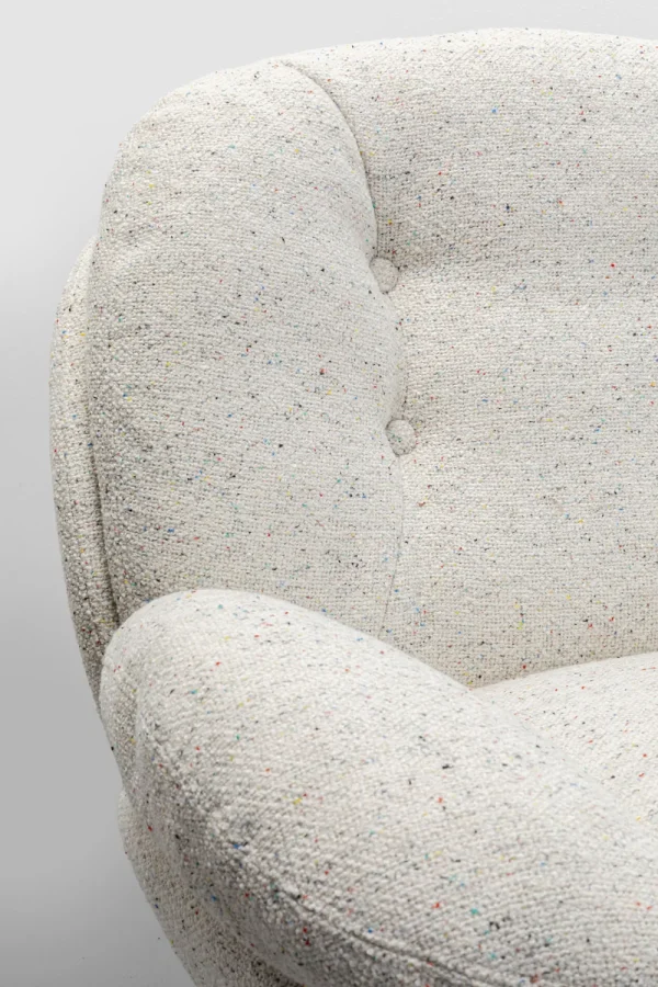 KARE Design Draaifauteuil + Kruk Standford