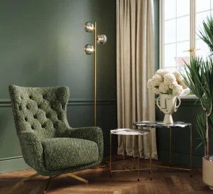 KARE Design Draaifauteuil Bellini Green