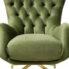 KARE Design Draaifauteuil Bellissima Velvet Green