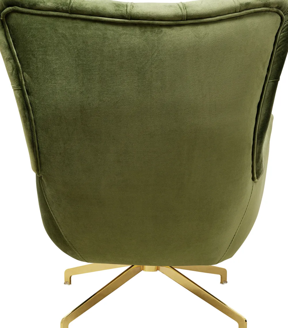 draaifauteuil_bellissima_velvet_green_3.webp KARE Design Draaifauteuil Bellissima Velvet Green