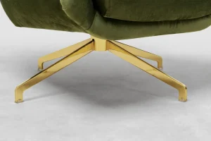 KARE Design Draaifauteuil Bellissima Velvet Green