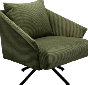 KARE Design Draaifauteuil Milo Green