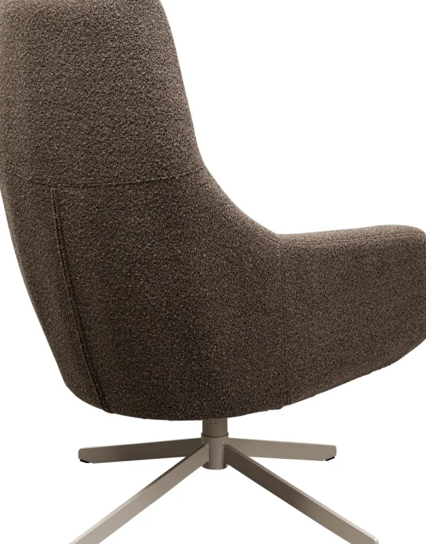 KARE Design Draaifauteuil Mimi Grijs