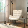 KARE Design Draaifauteuil Oscar Boucle Cream