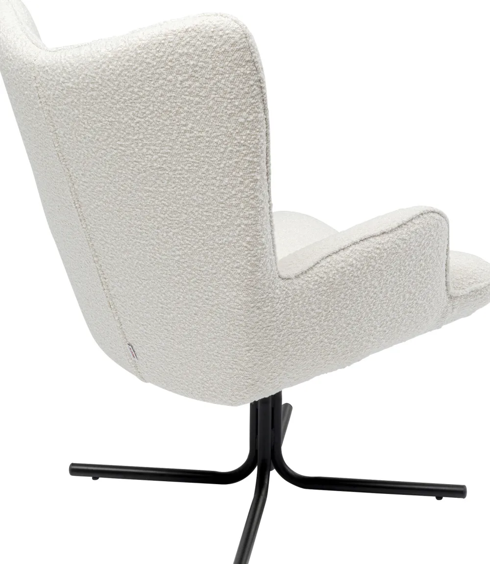 draaifauteuil_oscar_boucle_cream_3.webp KARE Design Draaifauteuil Oscar Boucle Cream