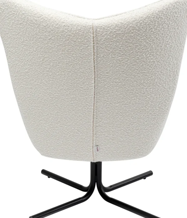 KARE Design Draaifauteuil Oscar Boucle Cream