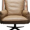 KARE Design Draaifauteuil Paradiso Brown