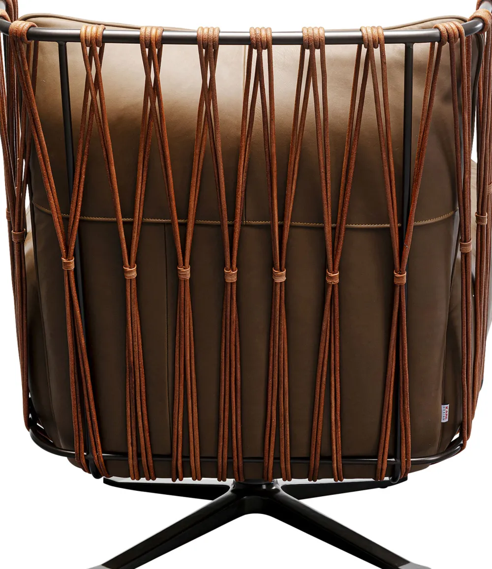 draaifauteuil_paradiso_brown_3.webp KARE Design Draaifauteuil Paradiso Brown