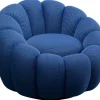 KARE Design Draaifauteuil Peppo Bloom Blue