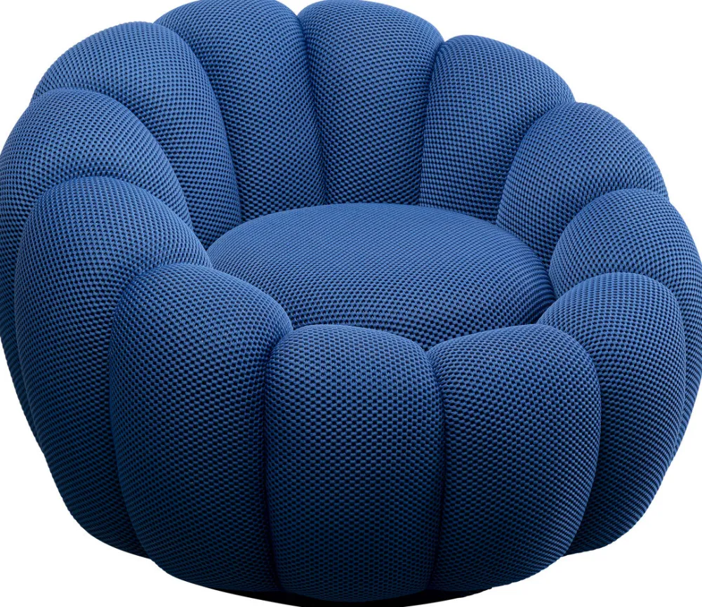 draaifauteuil_peppo_bloom_blue_0.webp KARE Design Draaifauteuil Peppo Bloom Blue