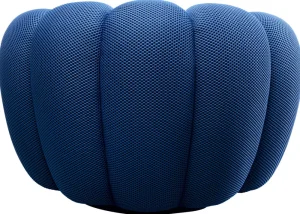 KARE Design Draaifauteuil Peppo Bloom Blue