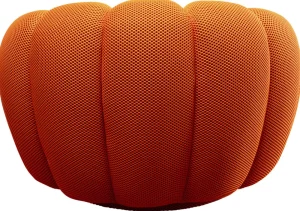 KARE Design Draaifauteuil Peppo Bloom Orange