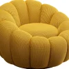 KARE Design Draaifauteuil Peppo Bloom Yellow