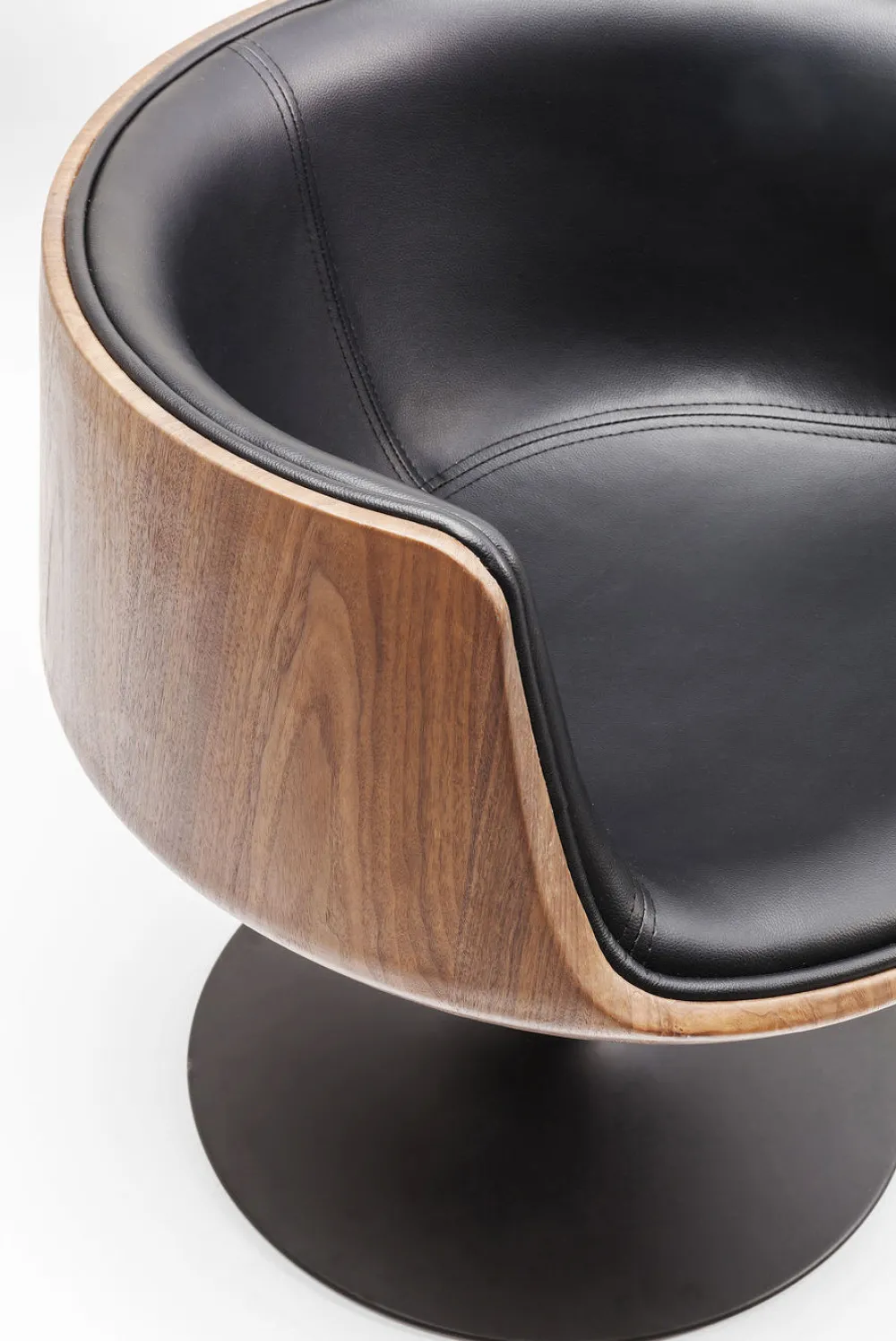 draaistoel_club_walnoot_4.webp KARE Design Draaistoel Club Walnoot