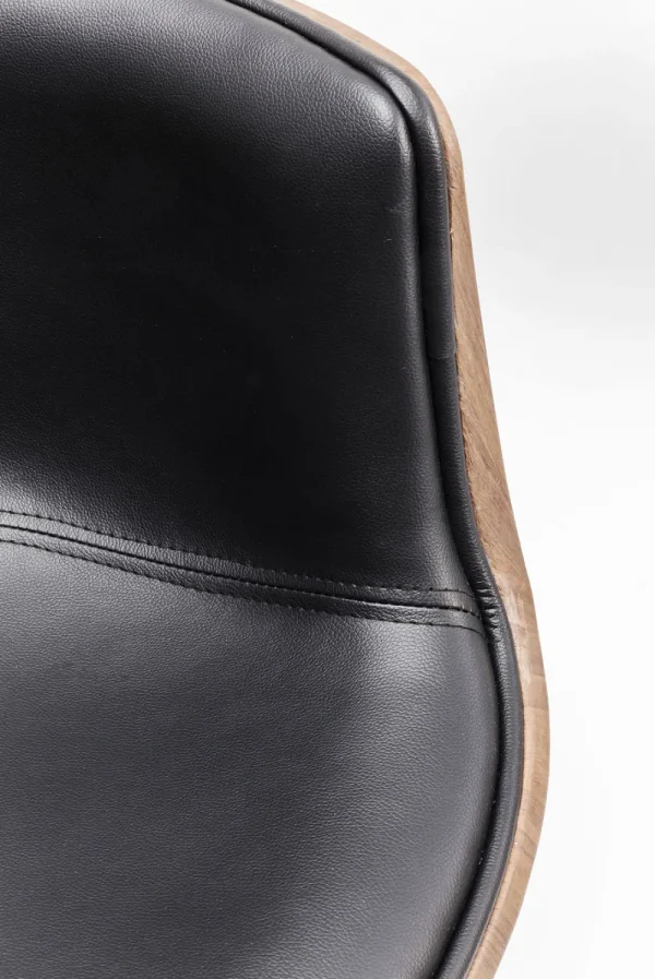 KARE Design Draaistoel Club Walnoot