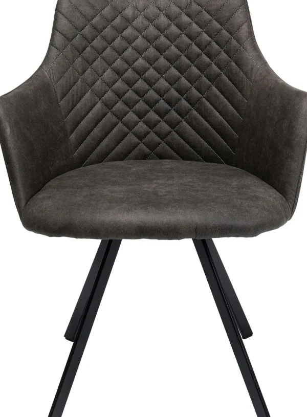 KARE Design Draaistoel Coco Anthracite