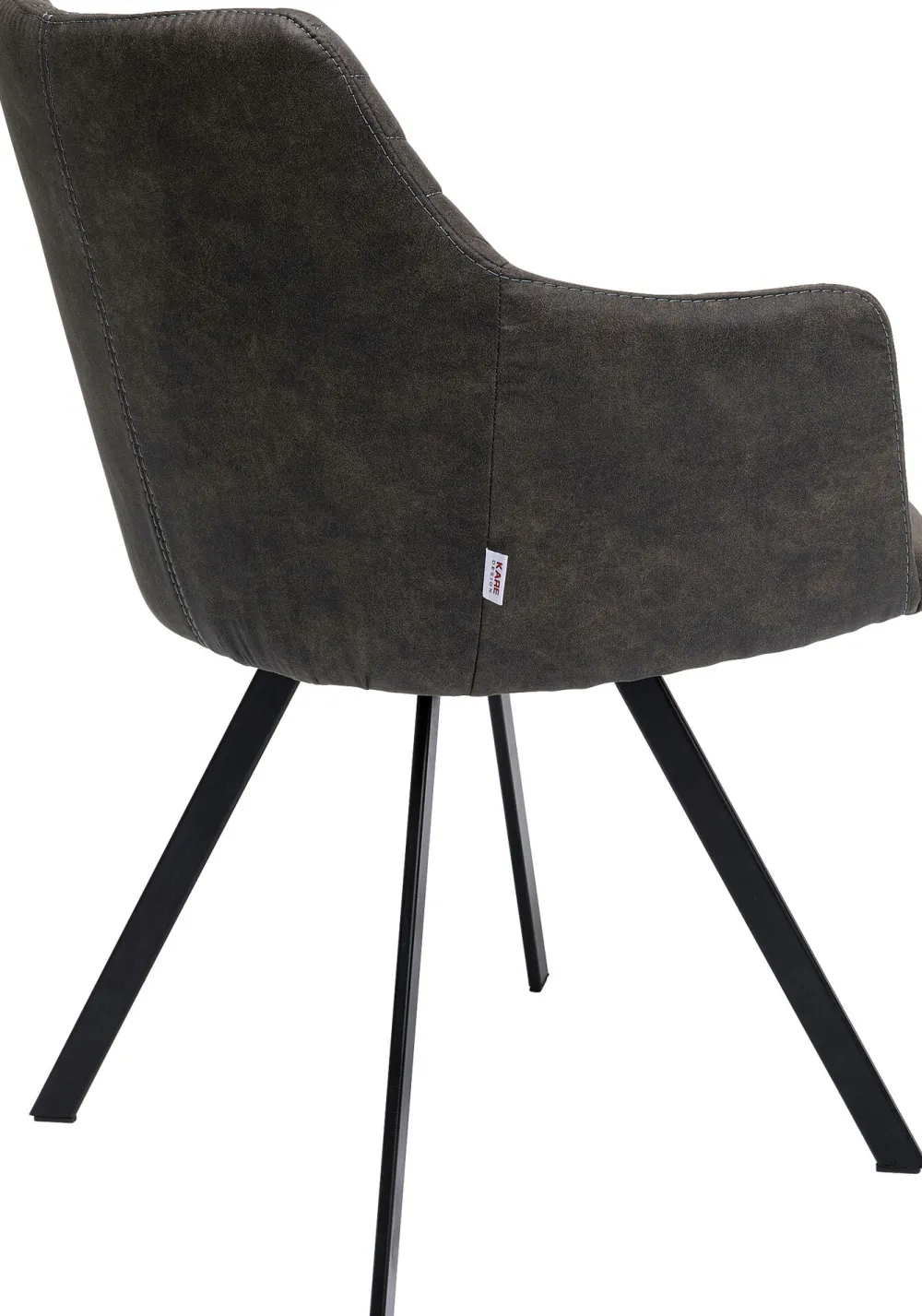 draaistoel_coco_anthracite_2.webp KARE Design Draaistoel Coco Anthracite