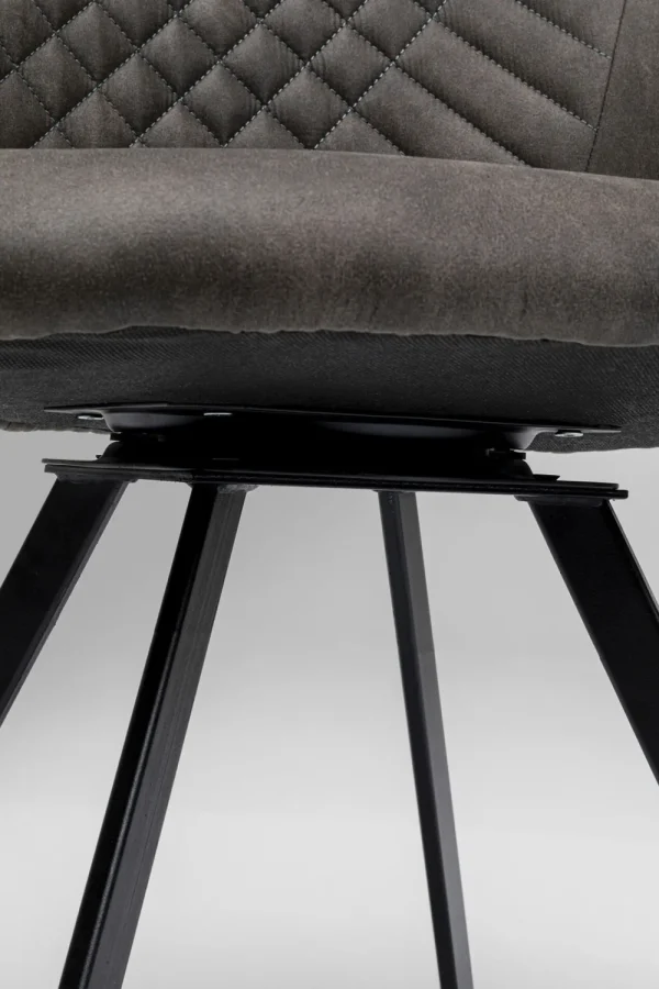 KARE Design Draaistoel Coco Anthracite