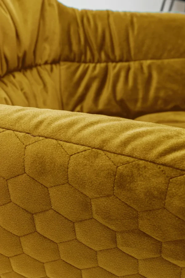 KARE Design Draaistoel Colmar Geel