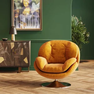 KARE Design Draaistoel Cosy Amber