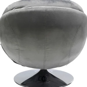 KARE Design Draaistoel Cosy Grijs