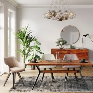 KARE Design Draaistoel Lady Loco Taupe