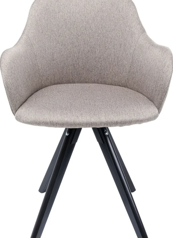 KARE Design Draaistoel Lady Loco Taupe