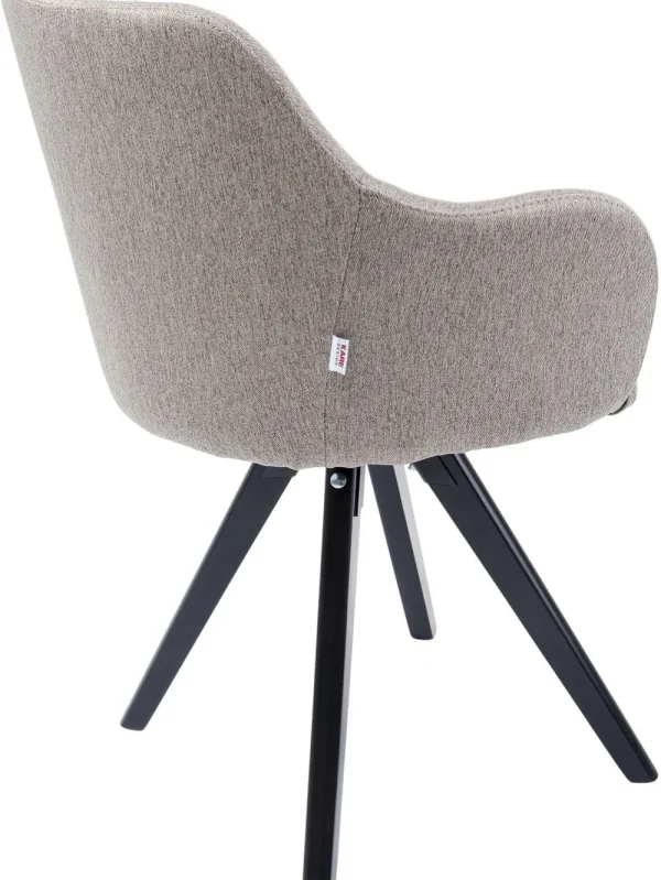 KARE Design Draaistoel Lady Loco Taupe