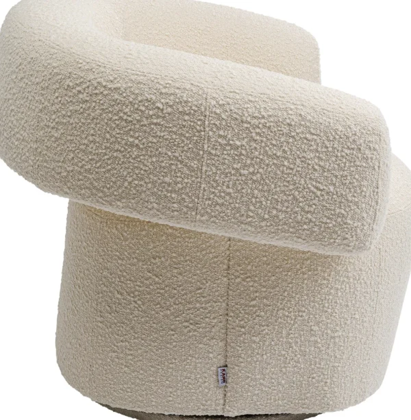 KARE Design Draaistoel Maye Cream