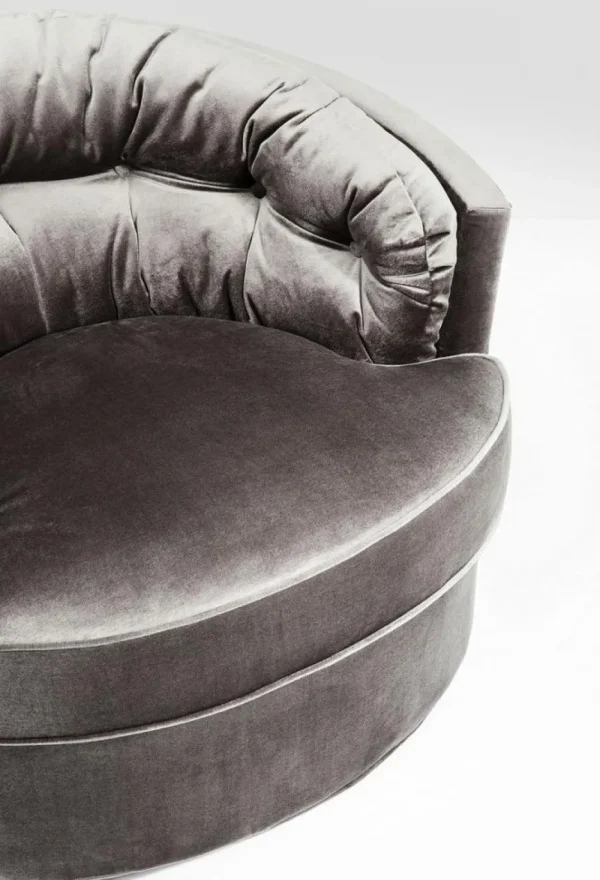 KARE Design Draaistoel Music Hall Grijs