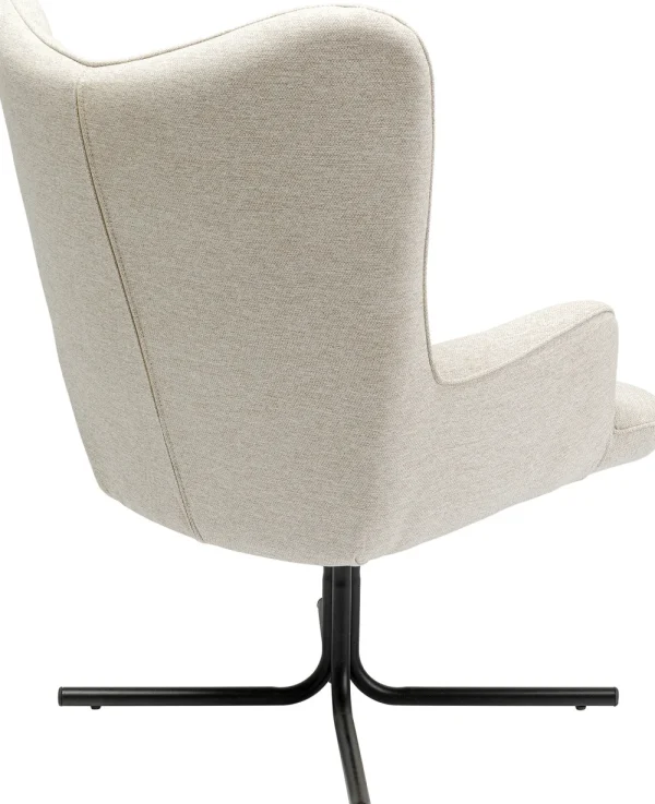 KARE Design Draaistoel Oscar Cream