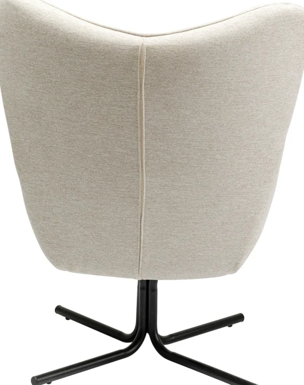 KARE Design Draaistoel Oscar Cream