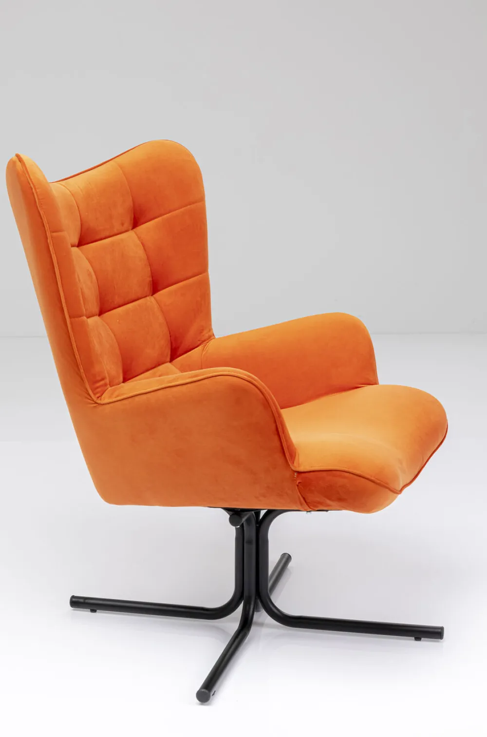 draaistoel_oscar_velvet_orange_2.webp KARE Design Draaistoel Oscar Velvet Orange