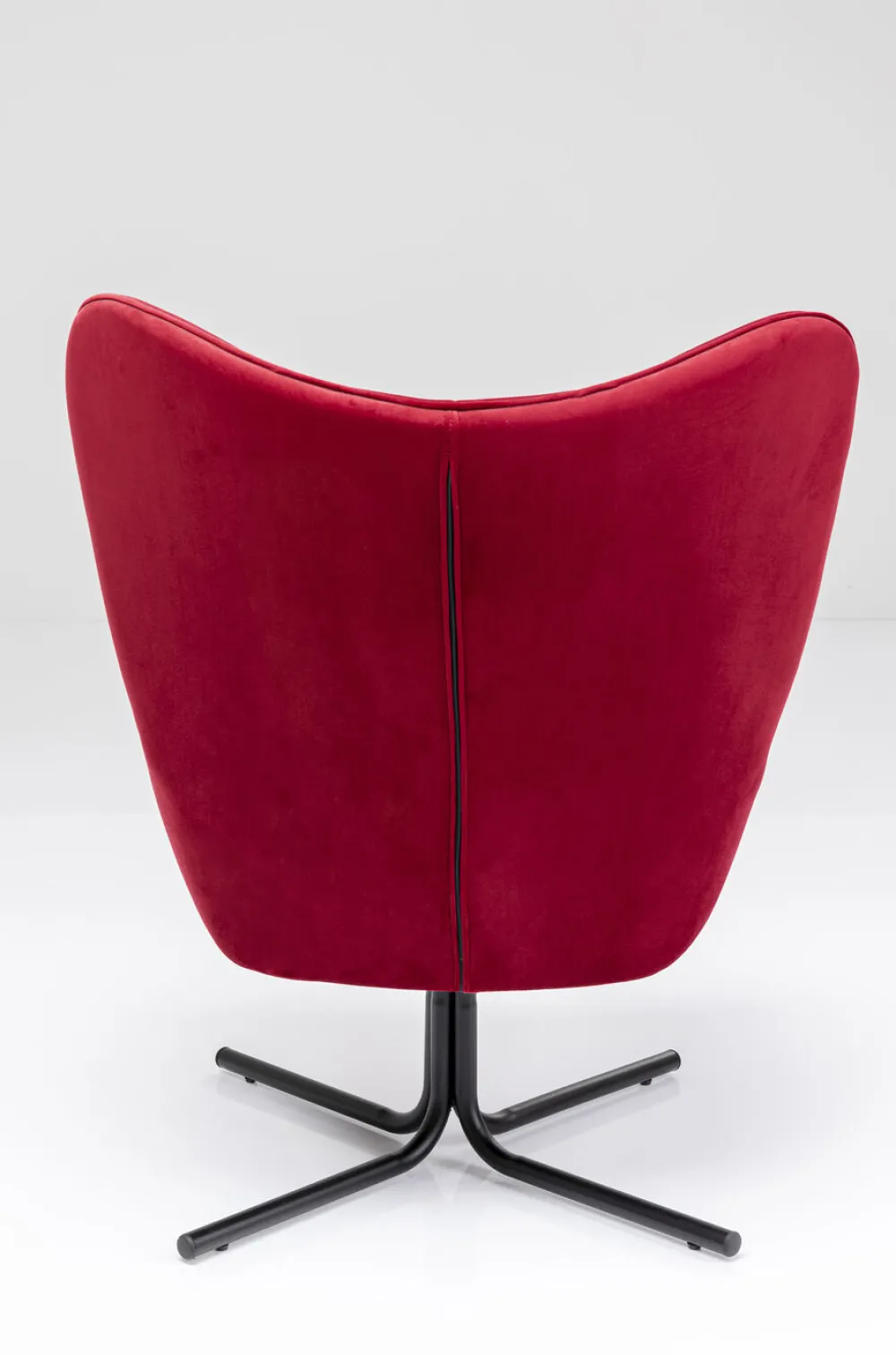 draaistoel_oscar_velvet_red_5.webp KARE Design Draaistoel Oscar Velvet Red