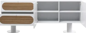 KARE Design Dressoir Atomic White 183x76cm