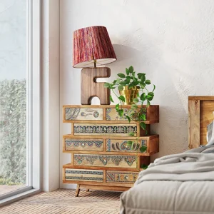 KARE Design Dressoir Menorca Butterfly 65x65cm