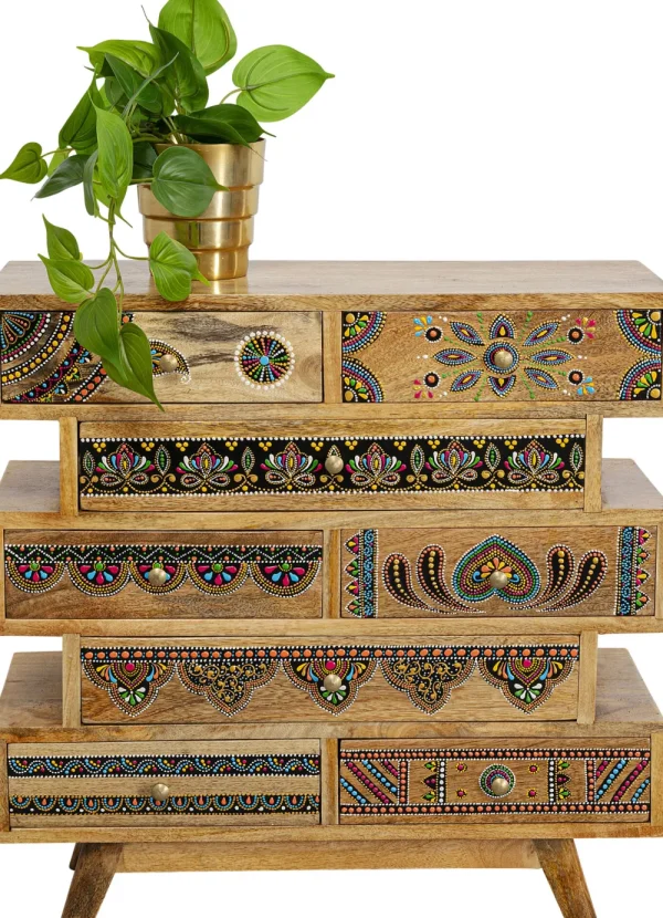 KARE Design Dressoir Menorca Butterfly 65x65cm