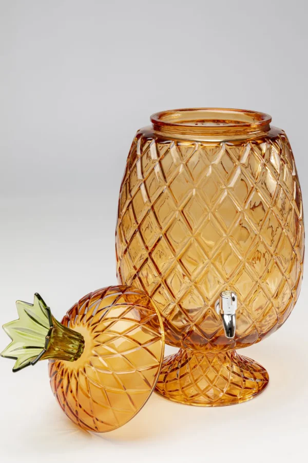 KARE Design Drink Dispenser Pineapple Amber (2-delig)